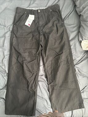Zara Black Wide-Leg Women's Pants